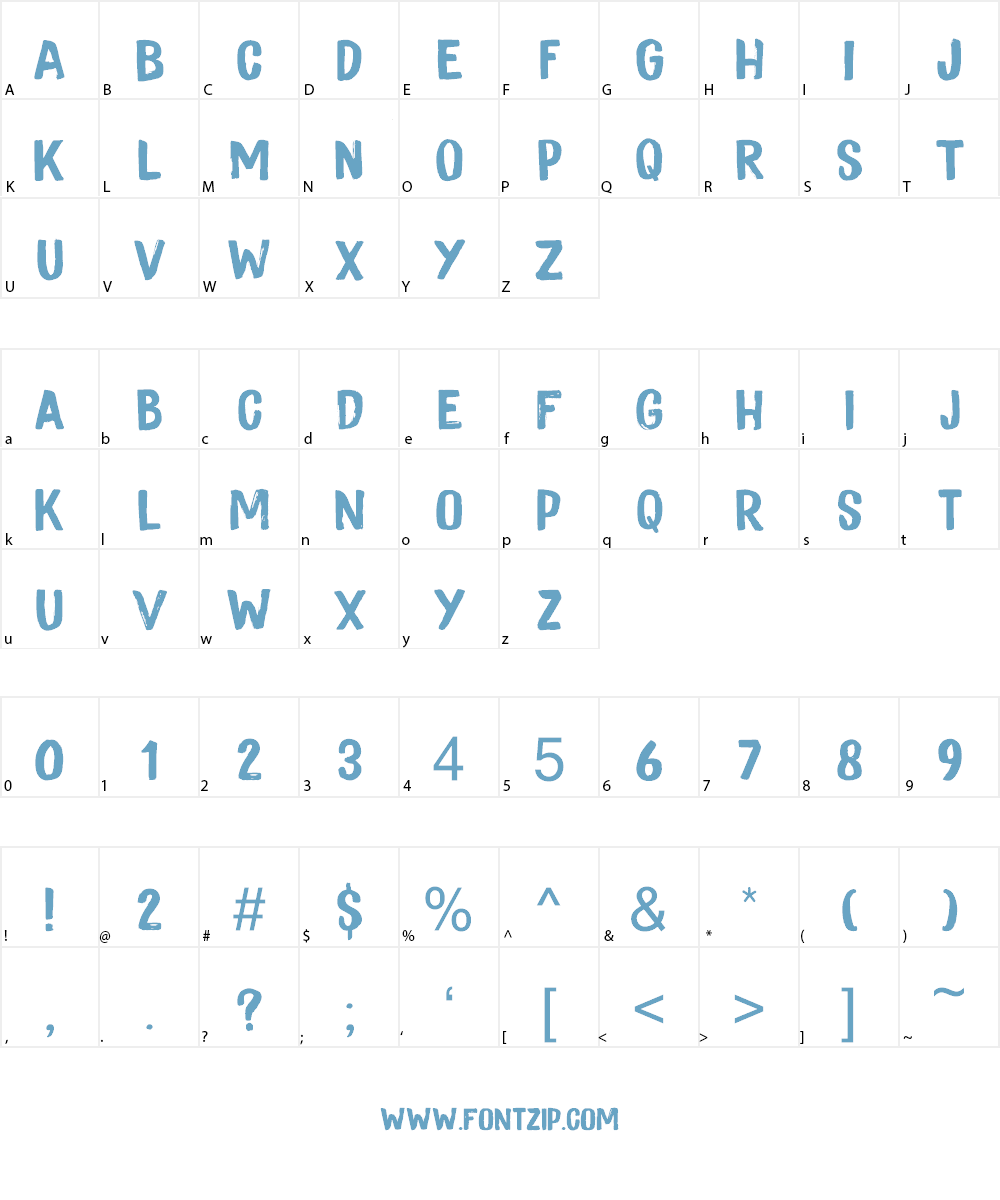 Studio Brush DEMO Font Character